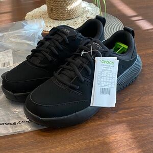 Crocs Men's On The Clock Work Sneaker men’s size 8